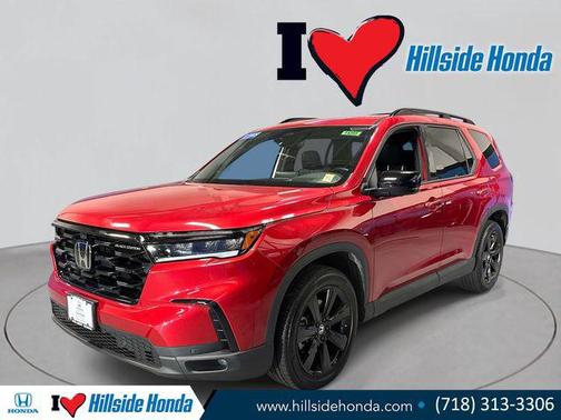 Radiant Red Metallic II 2025 Honda Pilot Black Edition