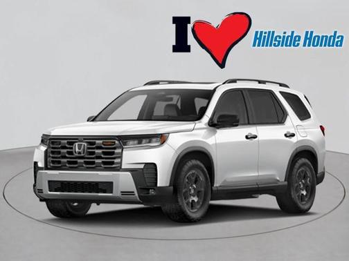 Platinum White Pearl 2026 Honda Pilot TrailSport