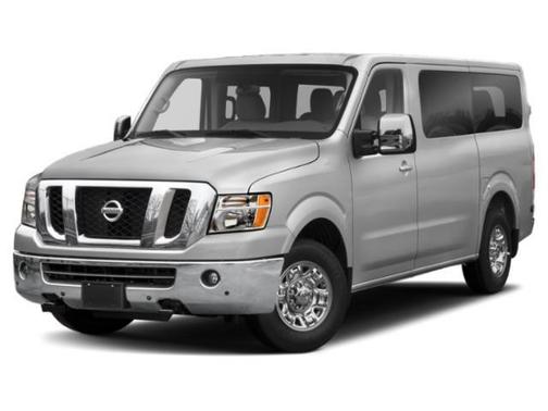 Glacier White 2018 Nissan NV Passenger NV3500 HD SL V8