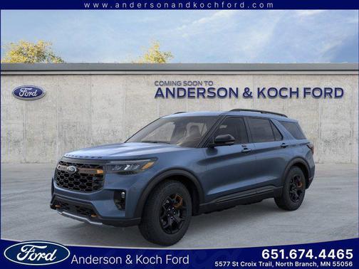 Vapor Blue Metallic 2026 Ford Explorer Tremor