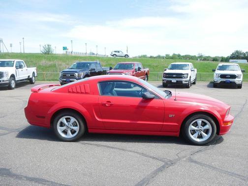 Red 2007 Ford Mustang GT Premium