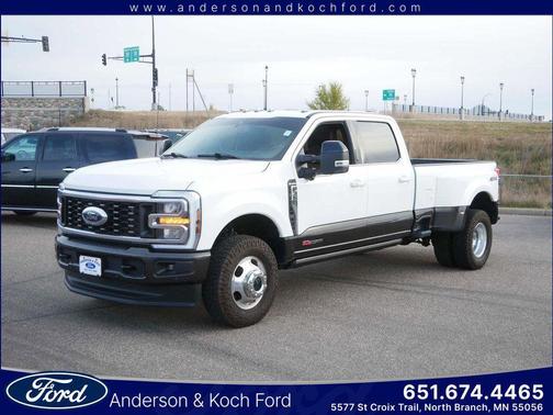 White 2024 Ford F-350 King Ranch Truck