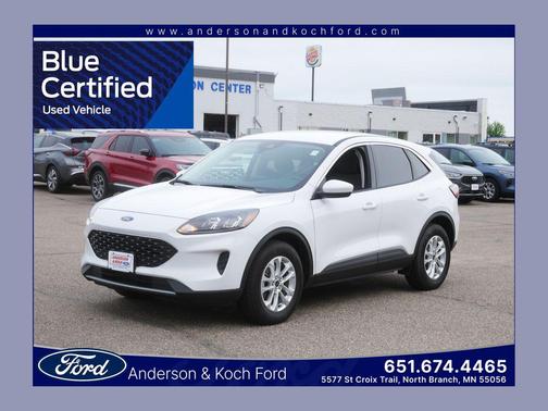 Oxford White 2021 Ford Escape SE