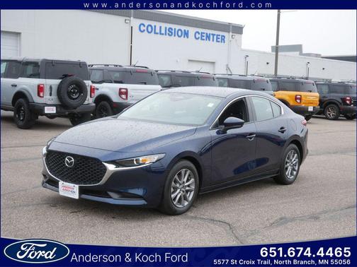 Deep Crystal Blue Mica 2024 Mazda Mazda3 FWD