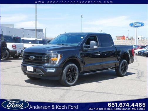 Agate Black Metallic 2023 Ford F-150 XLT