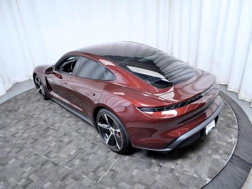 Cherry Metallic 2021 Porsche Taycan 4S