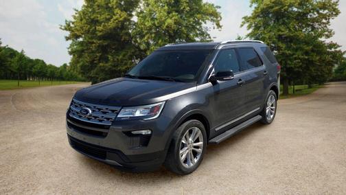 Gray 2019 Ford Explorer XLT