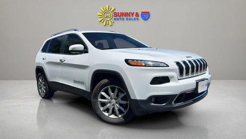 White 2018 Jeep Cherokee Limited