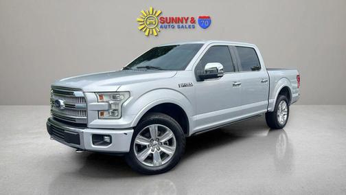 Silver 2017 Ford F-150 Platinum