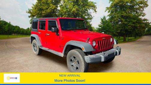 Red 2015 Jeep Wrangler Unlimited Sport