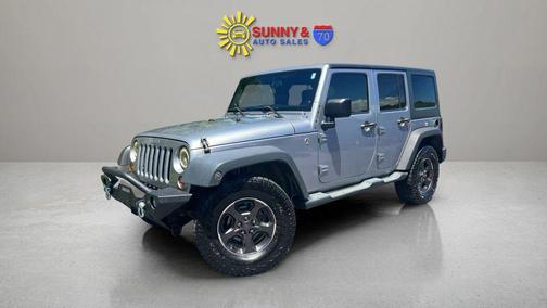 Silver 2013 Jeep Wrangler Unlimited Sport