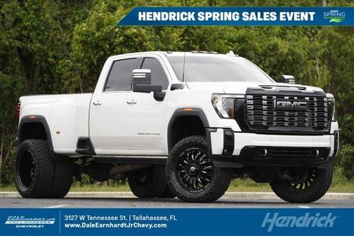 White Frost Tri-Coat 2025 GMC Sierra 3500 Denali Ultimate