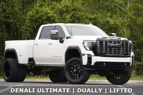 White Frost Tri-Coat 2025 GMC Sierra 3500 Denali Ultimate