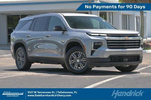 Sterling Gray Metallic 2025 Chevrolet Traverse LT