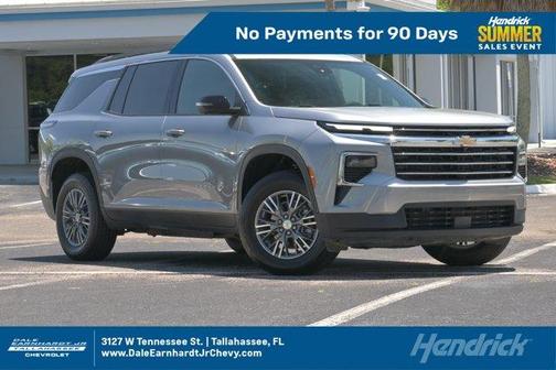 Sterling Gray Metallic 2025 Chevrolet Traverse LT