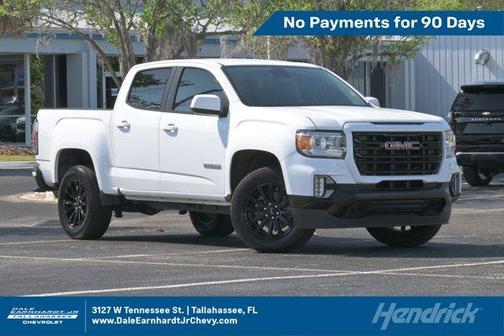 Summit White 2021 GMC Canyon Elevation