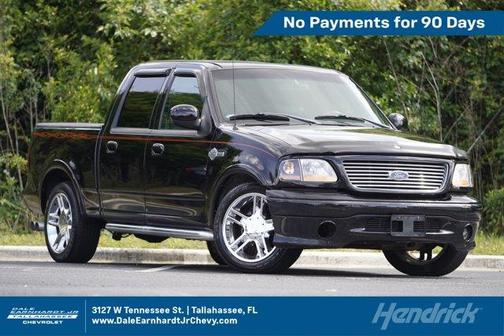 Black 2002 Ford F-150 Lariat SuperCrew