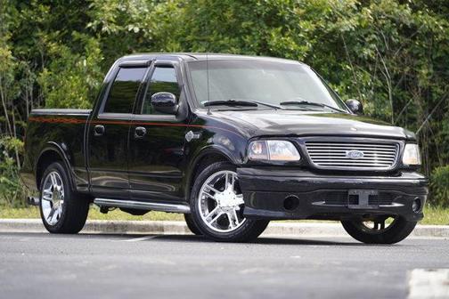 Black 2002 Ford F-150 Lariat SuperCrew