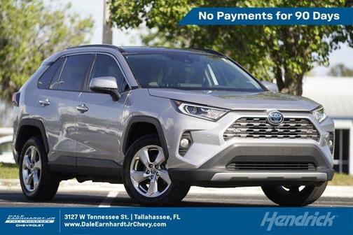 Silver Sky Metallic 2021 Toyota RAV4 Hybrid Limited