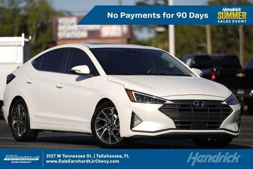Quartz White Pearl 2020 Hyundai ELANTRA Limited