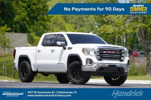 Summit White 2021 GMC Sierra 1500 SLT