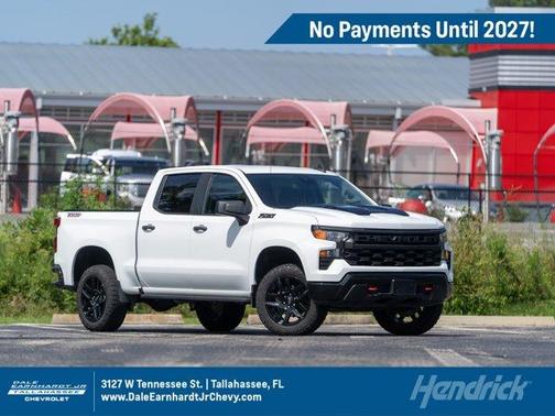 Summit White 2024 Chevrolet Silverado 1500 Custom Trail Boss