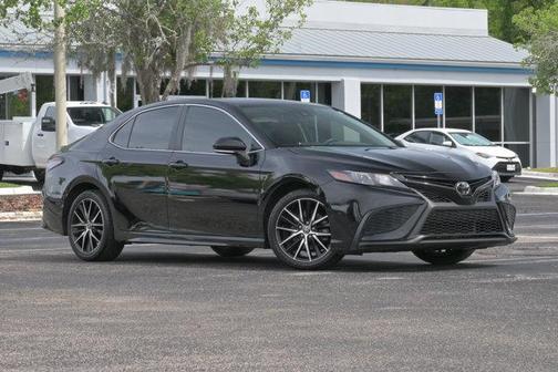 Midnight Black Metallic 2023 Toyota Camry SE