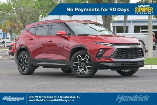 Radiant Red 2024 Chevrolet Blazer RS