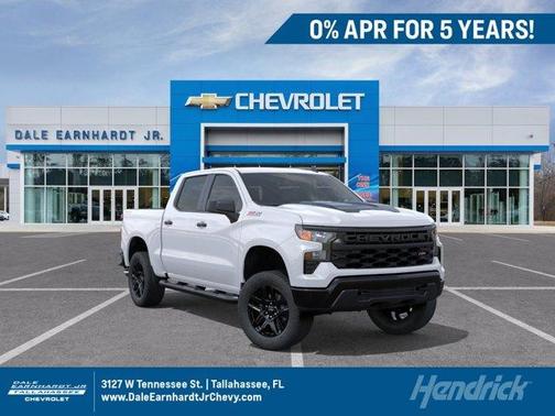 Summit White 2026 Chevrolet Silverado 1500 Custom Trail Boss