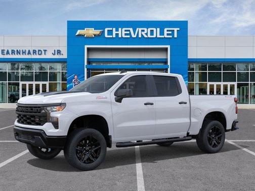 Summit White 2026 Chevrolet Silverado 1500 Custom Trail Boss