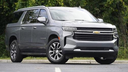 Satin Steel Metallic 2021 Chevrolet Suburban LT