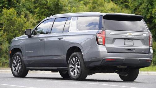 Satin Steel Metallic 2021 Chevrolet Suburban LT