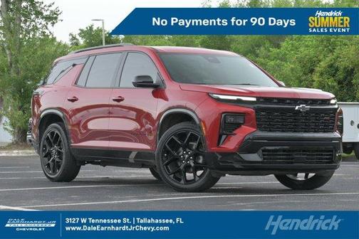 Radiant Red 2024 Chevrolet Traverse RS