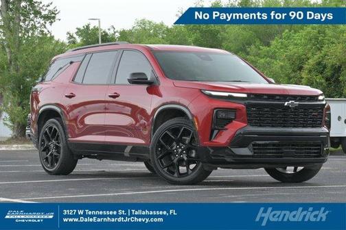 Radiant Red 2024 Chevrolet Traverse RS