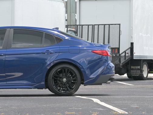 Blue 2025 Toyota Camry SE