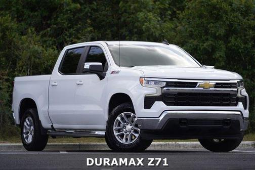 Summit White 2022 Chevrolet Silverado 1500 LT