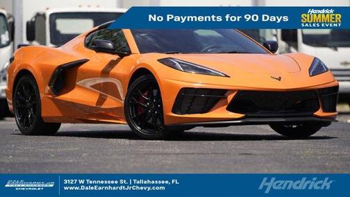 Orange 2024 Chevrolet Corvette Stingray w/3LT