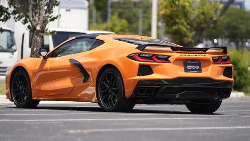 Orange 2024 Chevrolet Corvette Stingray w/3LT