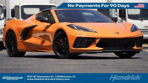 Orange 2024 Chevrolet Corvette Stingray w/3LT
