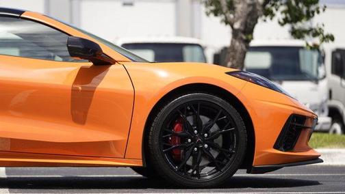 Orange 2024 Chevrolet Corvette Stingray w/3LT
