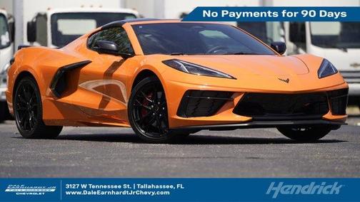 Orange 2024 Chevrolet Corvette Stingray w/3LT