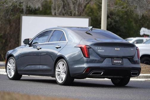 Shadow Metallic 2022 Cadillac CT4 Premium Luxury