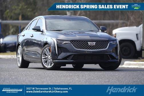 Shadow Metallic 2022 Cadillac CT4 Premium Luxury