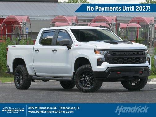Summit White 2024 Chevrolet Silverado 1500 Custom Trail Boss