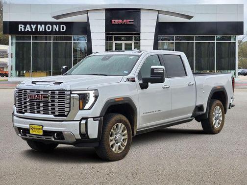 White Frost Tricoat 2024 GMC Sierra 2500 Denali