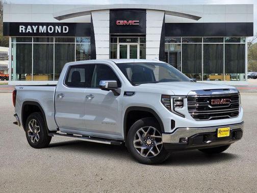 Glacier White Tricoat 2026 GMC Sierra 1500 SLT