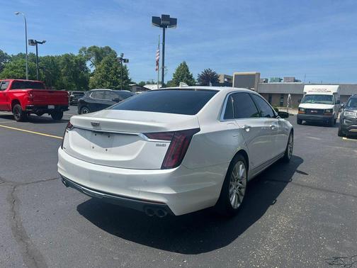 Crystal White Tricoat 2019 Cadillac CT6 3.6L Luxury