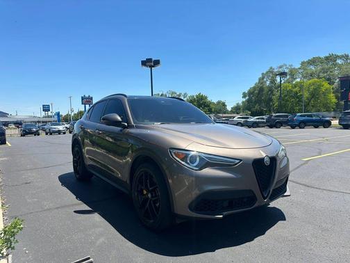 Imola Titanium Metallic 2019 Alfa Romeo Stelvio Ti Sport