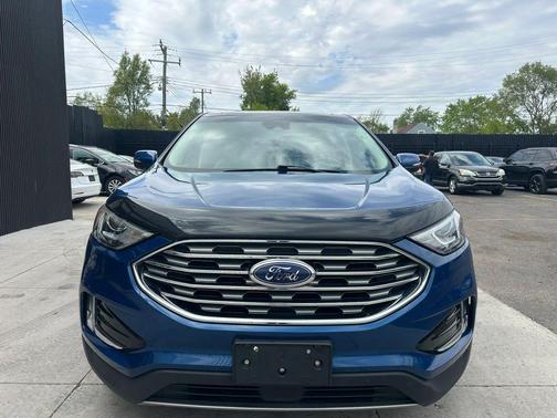 Atlas Blue Metallic 2020 Ford Edge SEL