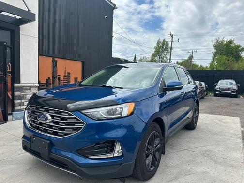 Atlas Blue Metallic 2020 Ford Edge SEL